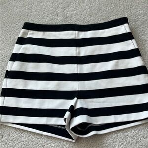 Express Striped Black and White Women's Shorts